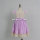 purple cotton poplin hand embroidery baby girl dresses